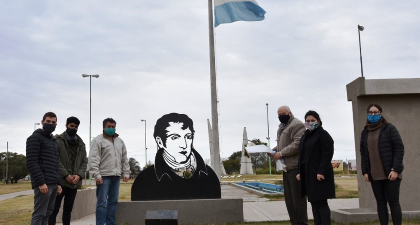 SE REALIZÓ UN HOMENAJE A MANUEL BELGRANO
