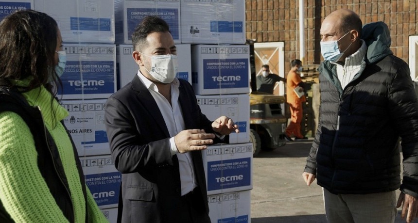 El Ministerio de Salud entregó más de 150 respiradores para hospitales bonaerenses