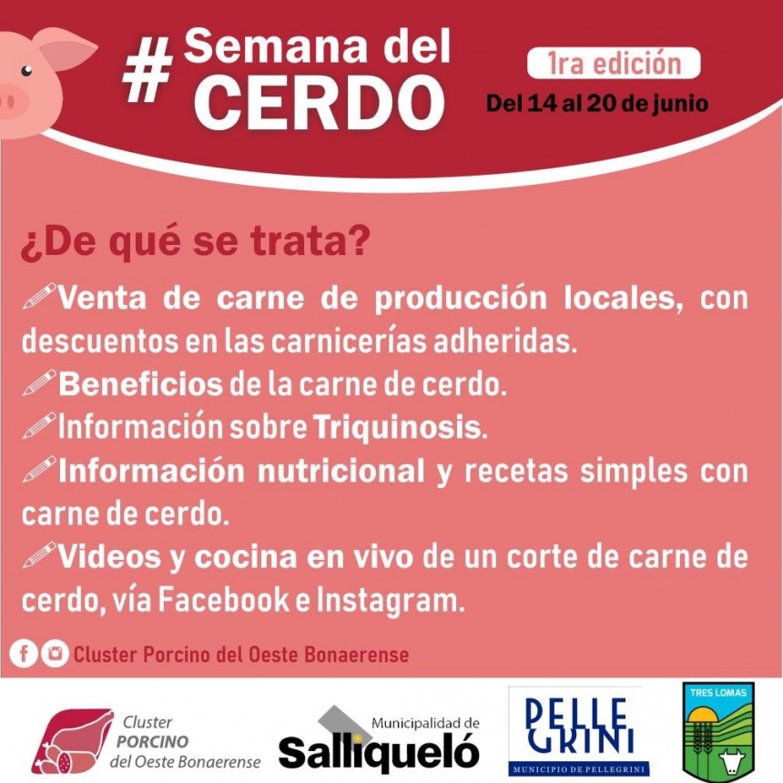 EL CLUSTER PORCINO ORGANIZA LA SEMANA DEL CERDO