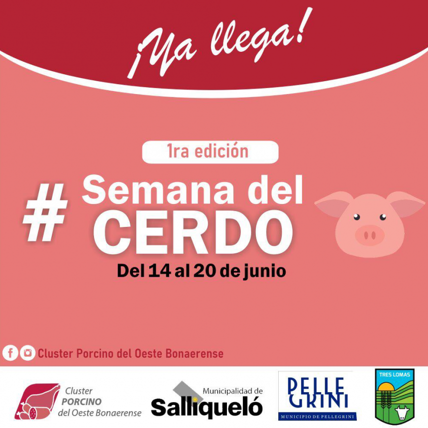 LLEGA A TRES LOMAS LA SEMANA DEL CERDO