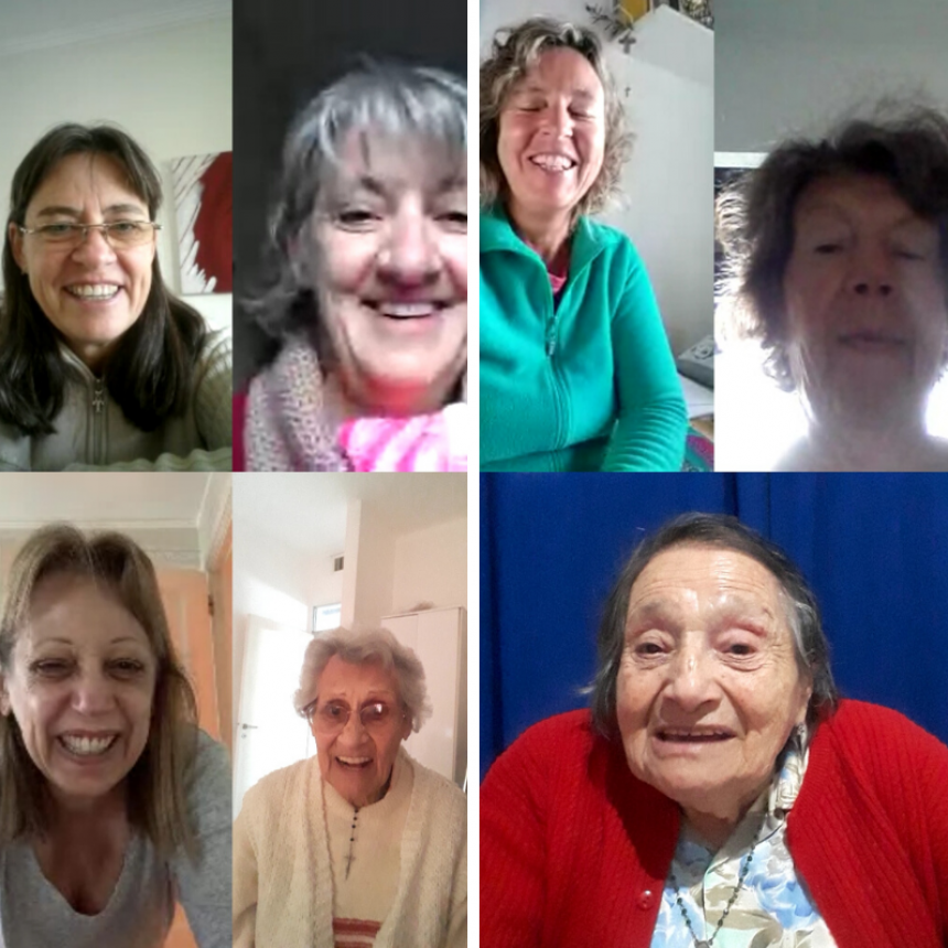 PROPICIAN VIDEOLLAMADAS PARA QUE ABUELOS DE LOS HOGARES SE COMUNIQUEN CON SU FAMILIA