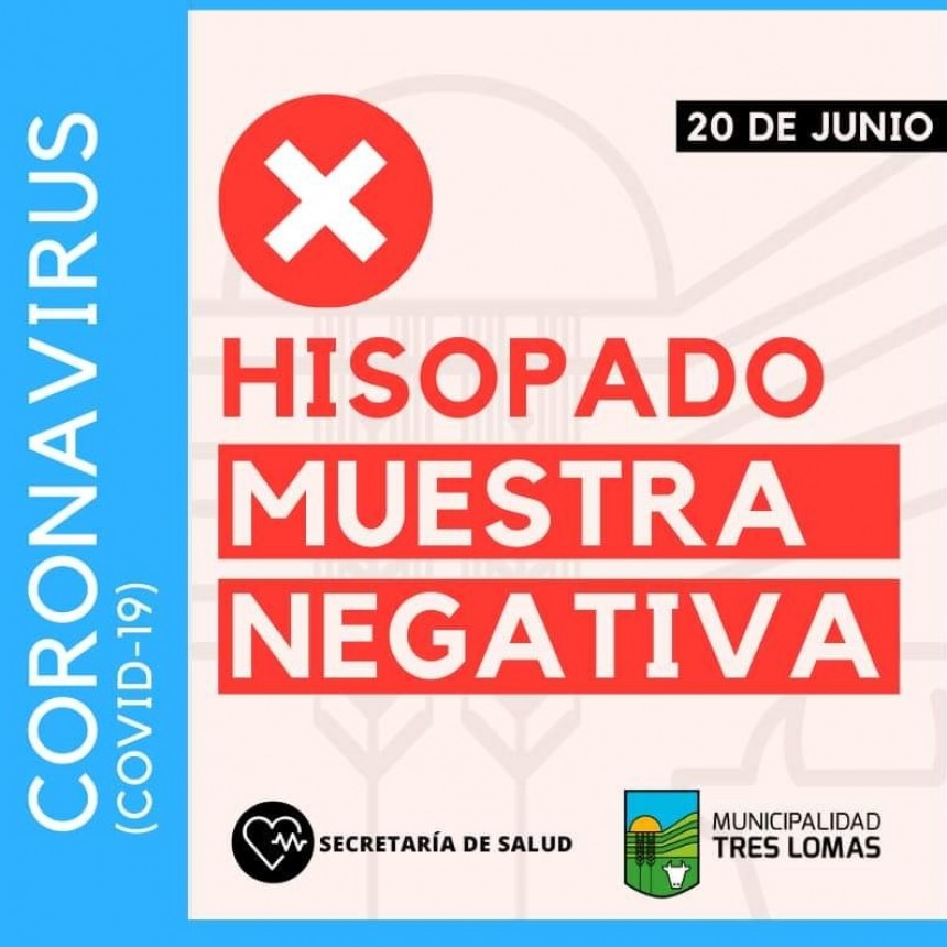 MUESTRA NEGATIVA: EL COMUNICADO OFICIAL