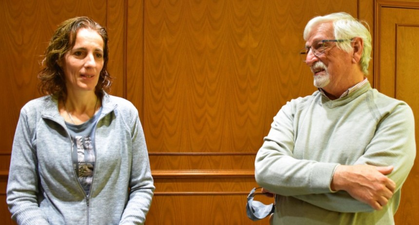 EL INTENDENTE RECIBIÓ A LA NUEVA DIRECTORA DEL HOSPITAL MUNICIPAL