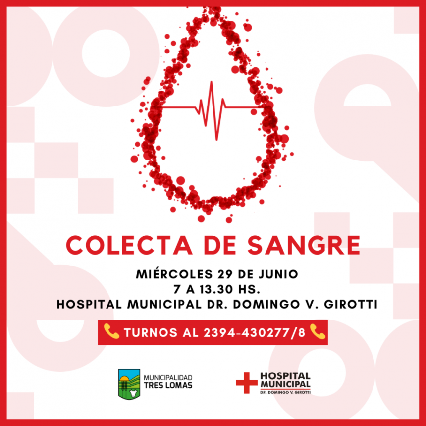 SE REALIZA UNA NUEVA COLECTA DE SANGRE