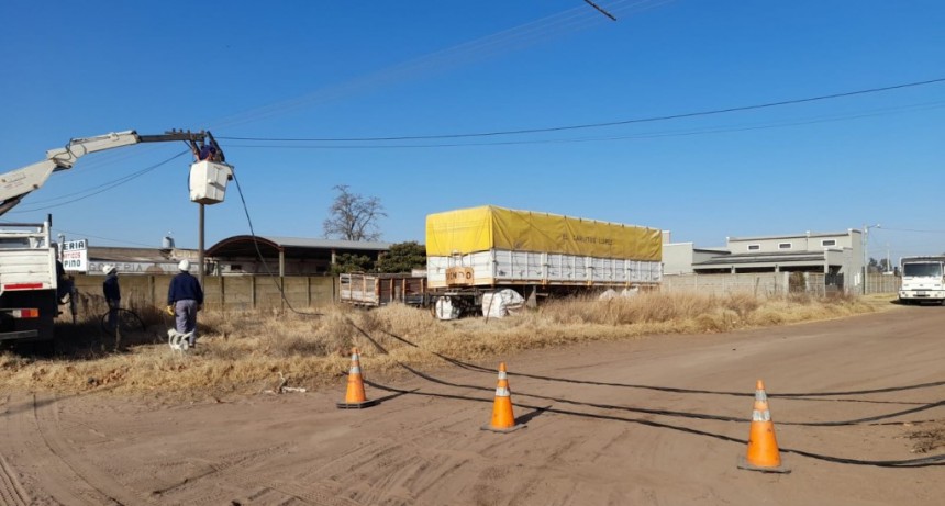 AVANZAN OBRAS EN TRES LOMAS Y PELLEGRINI