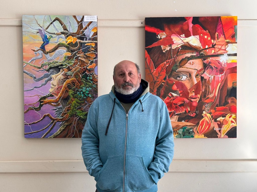 ARTISTAS TRESLOMENSES EN EL HALL DEL MUNICIPIO