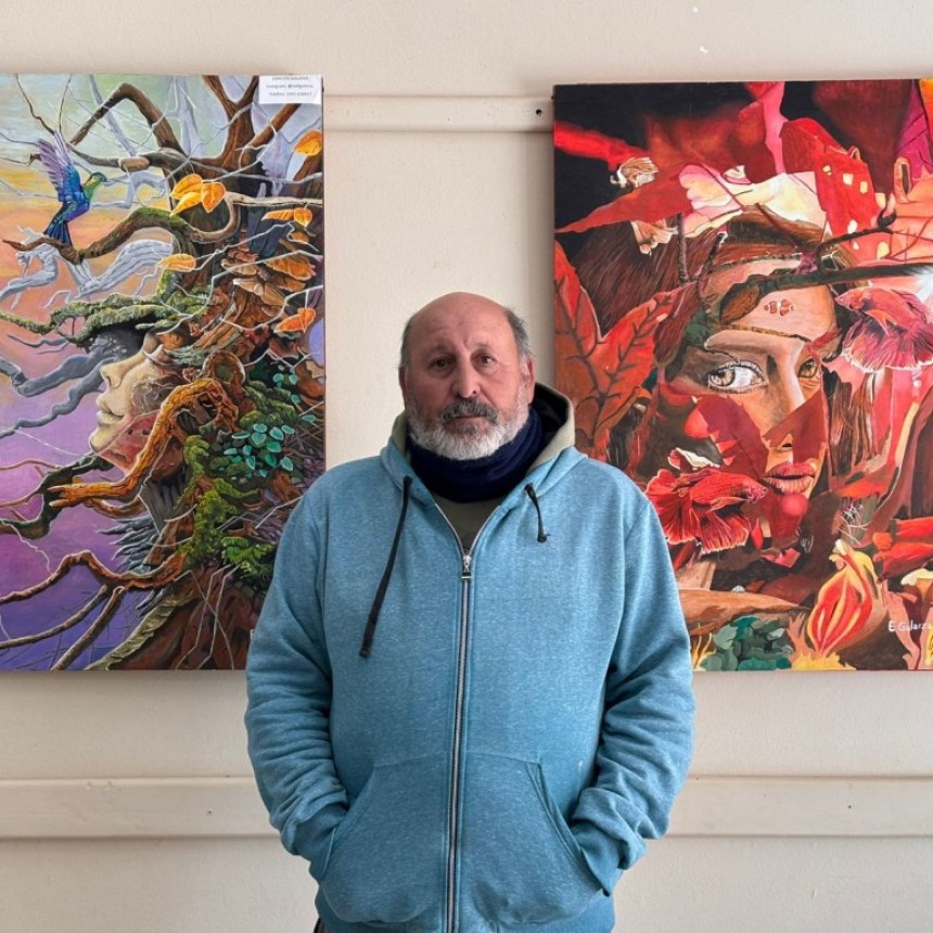 ARTISTAS TRESLOMENSES EN EL HALL DEL MUNICIPIO