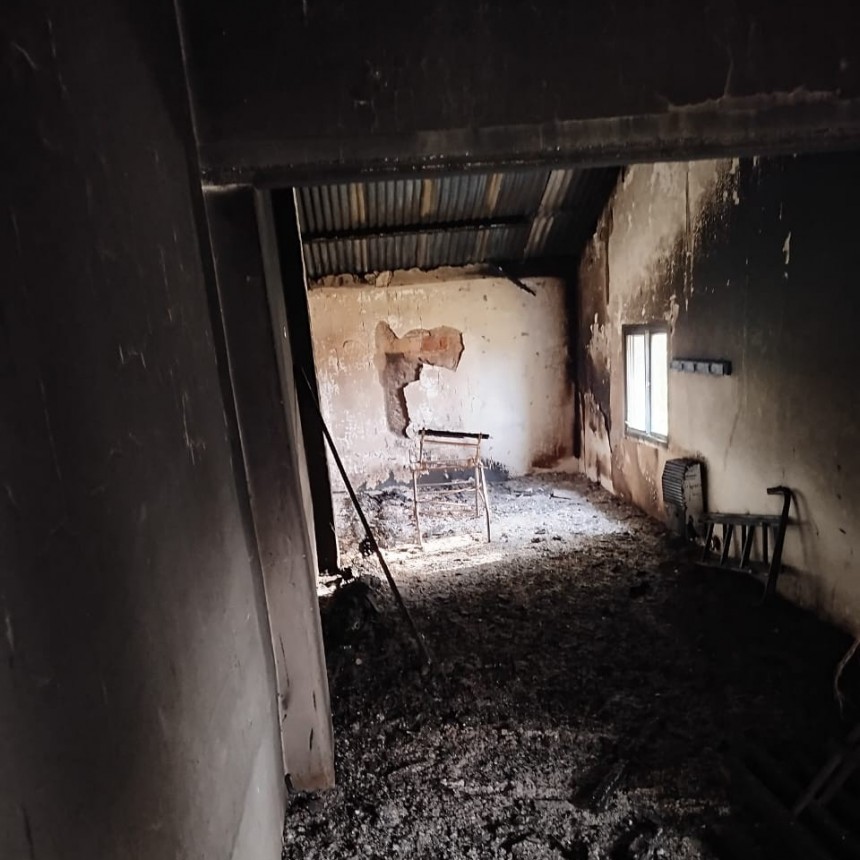 HECHO VANDALICO EN LA SEDE RURAL DEL CLUB DEPORTIVO 17