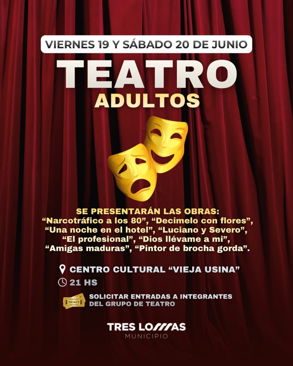 Teatro en el Centro Cultural "Vieja Usina"