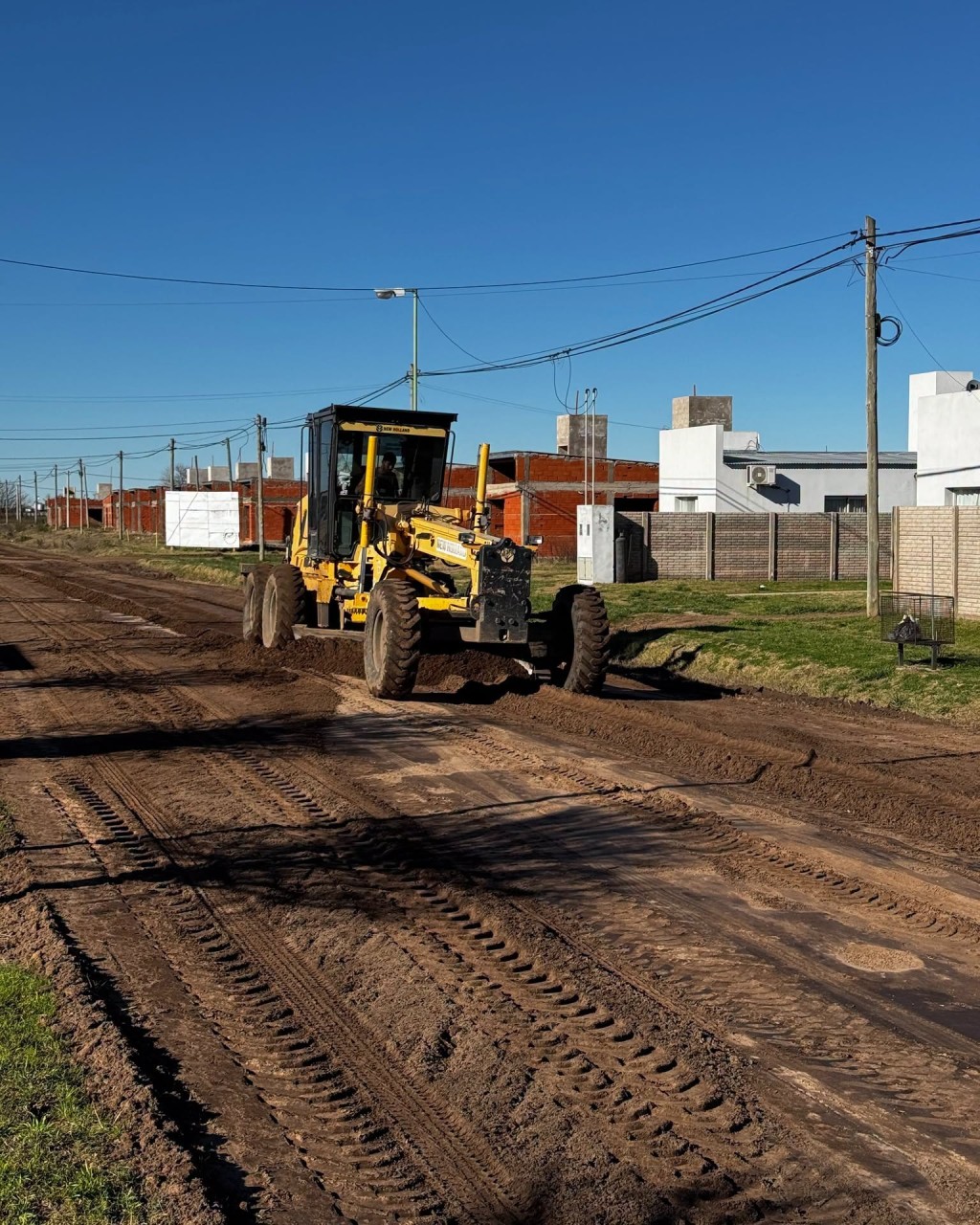 Trabajos de mantenimiento de calles
