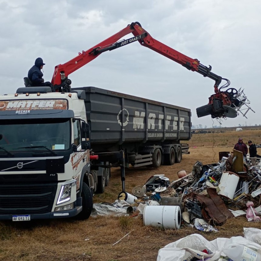 Nueva venta de material recuperado en la Planta RSU