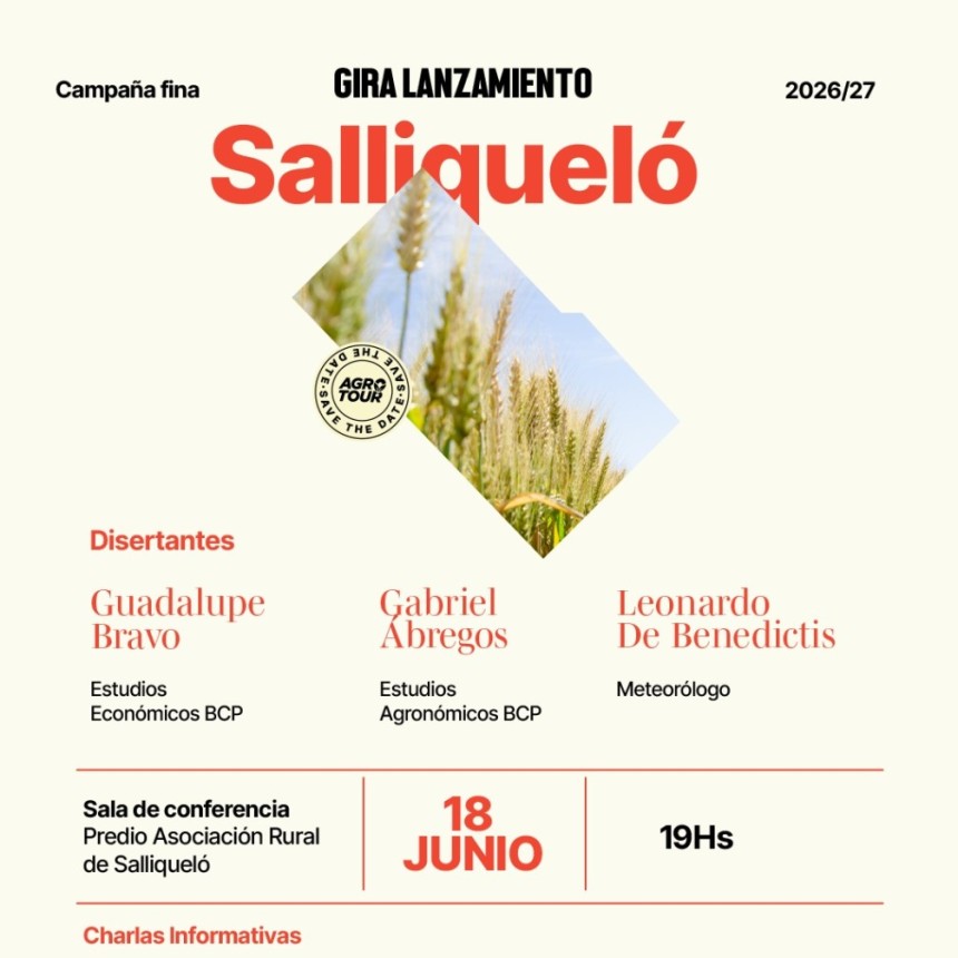 La Bolsa de Cereales de Bah&iacute;a Blanca lanz&oacute; su gira por la Campa&ntilde;a Fina 2026/27