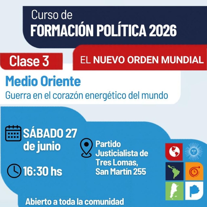Se realizar&aacute; el Tercer Encuentro de Capacitaci&oacute;n Pol&iacute;tica 2026