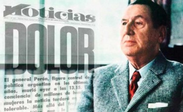 EL PJ RECUERDA AL GENERAL PERÓN A 40 AÑOS DE SU MUERTE