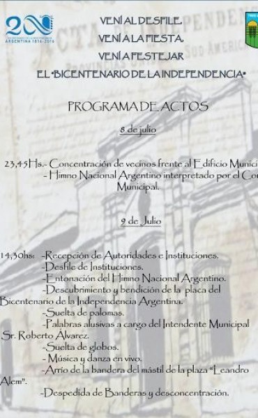 ACTIVIDADES PARA CELEBRAR EL 9 DE JULIO