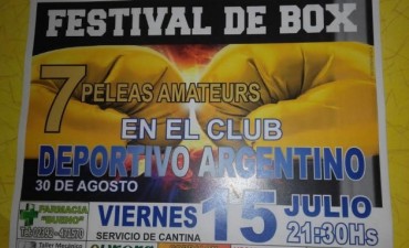 GRAN FESTIVAL DE BOXEO EN DEPORTIVO ARGENTINO