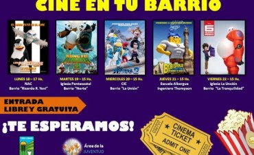 REALIZAN UNA NUEVA EDICIÓN DEL CICLO 'CINE EN TU BARRIO'