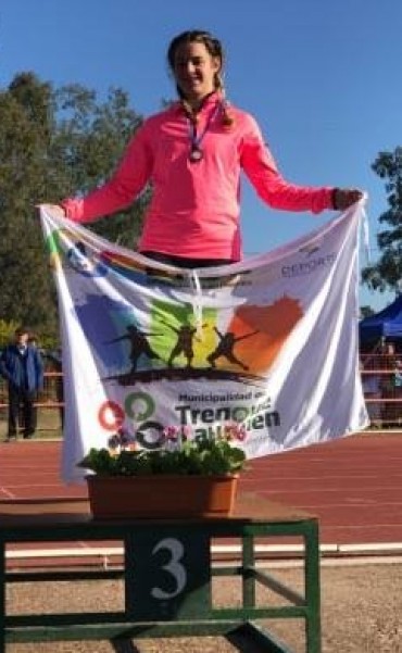 IARA PEREZ LOGRO EL TERCER PUESTO A NIVEL NACIONAL