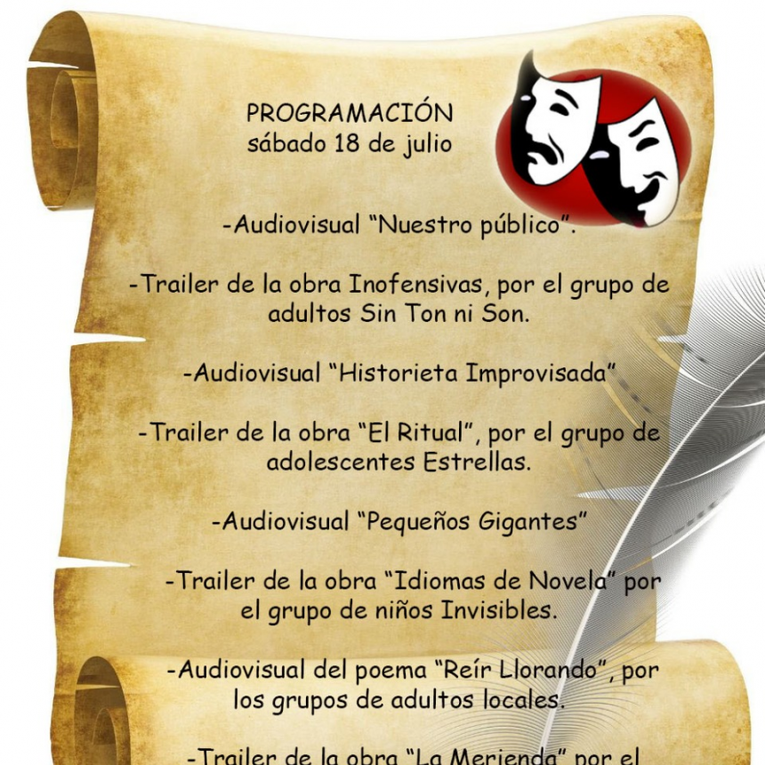 CONTINÚA “JULIO TEATRAL”