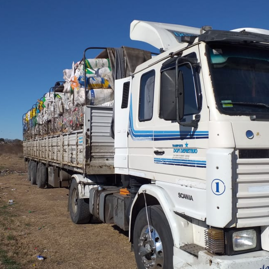 SE VENDIÓ MATERIAL RECICLADO DE LA PLANTA RSU