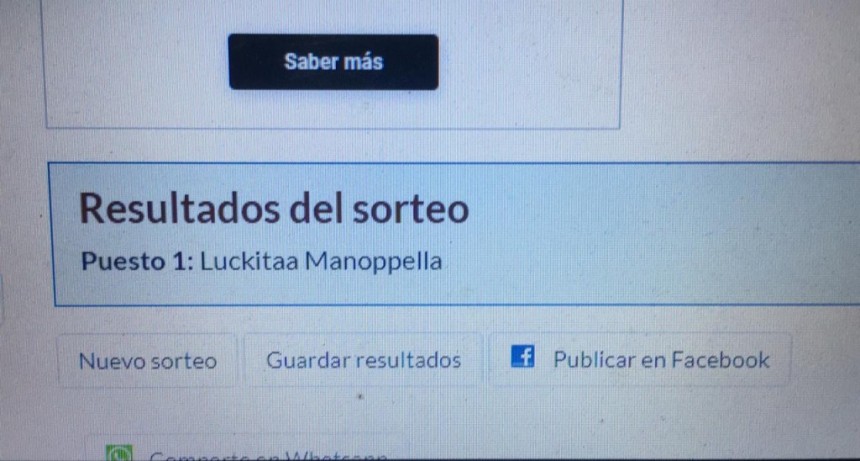 SORTEO DE ELEGANTE SPORT: LUCAS MANOPELLA FUE EL GANADOR DEL DÍA DEL AMIGO