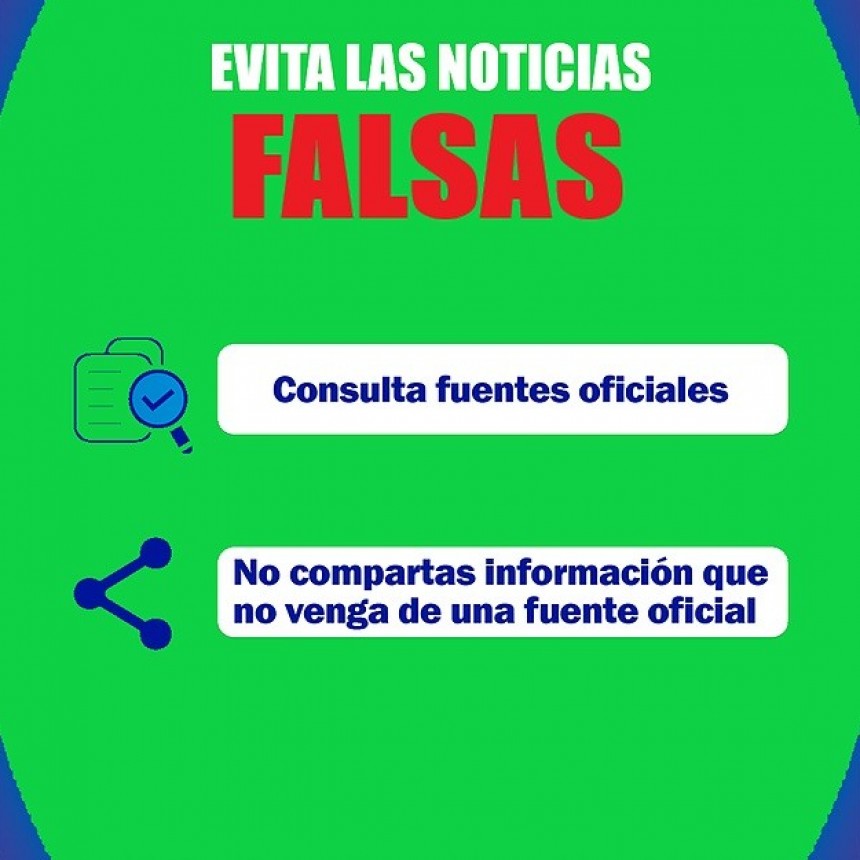 EL COMITÉ DE CRISIS DE 30 DE AGOSTO PIDE COMPROMISO Y RESPONSABILIDAD SOCIAL ANTE LA DIFUSIÓN DE MENSAJES FALSOS