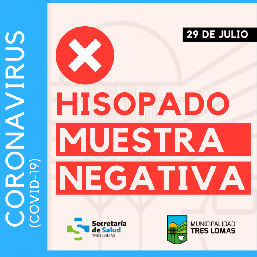 MUESTRA NEGATIVA PACIENTE FEMENINO DE 88 AÑOS
