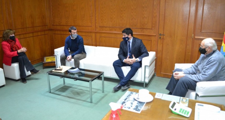 EL INTENDENTE RECIBIÓ AL GERENTE DEL BANCO NACIÓN