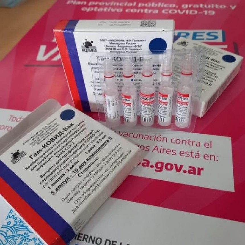 LLEGARON 100 NUEVAS DOSIS DEL SEGUNDO COMPONENTE 