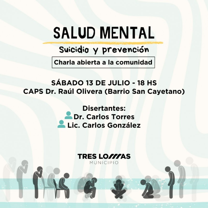 CHARLA ABIERTA A LA COMUNIDAD SOBRE SALUD MENTAL