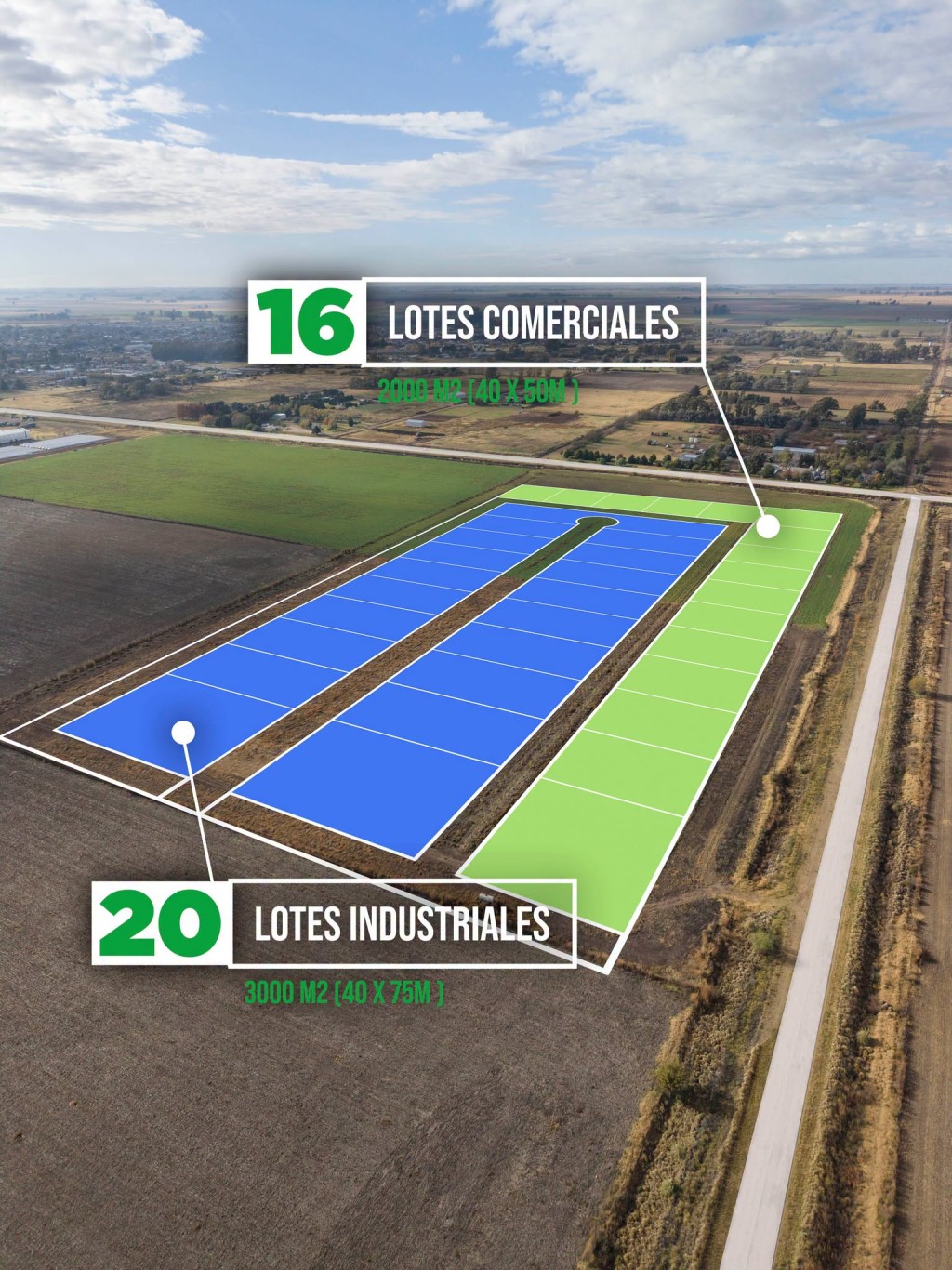Ya est&aacute;n a la venta los lotes del Polo Industrial, Comercial y de Servicios de Tres Lomas