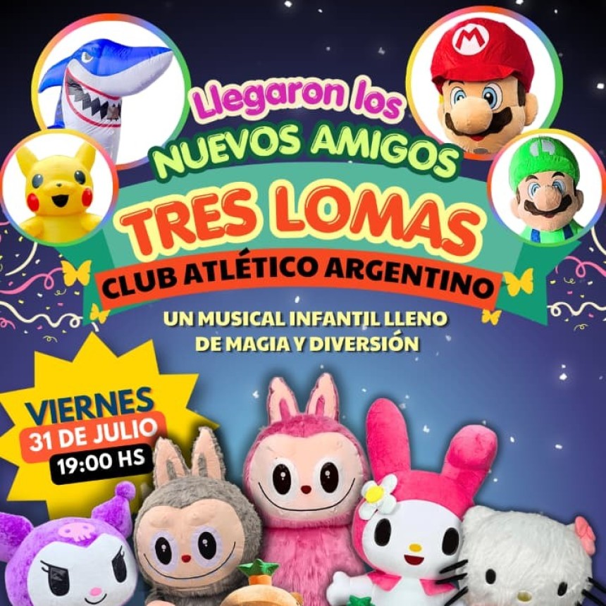 Llega a Tres Lomas un musical infantil lleno de magia, m&uacute;sica y diversi&oacute;n