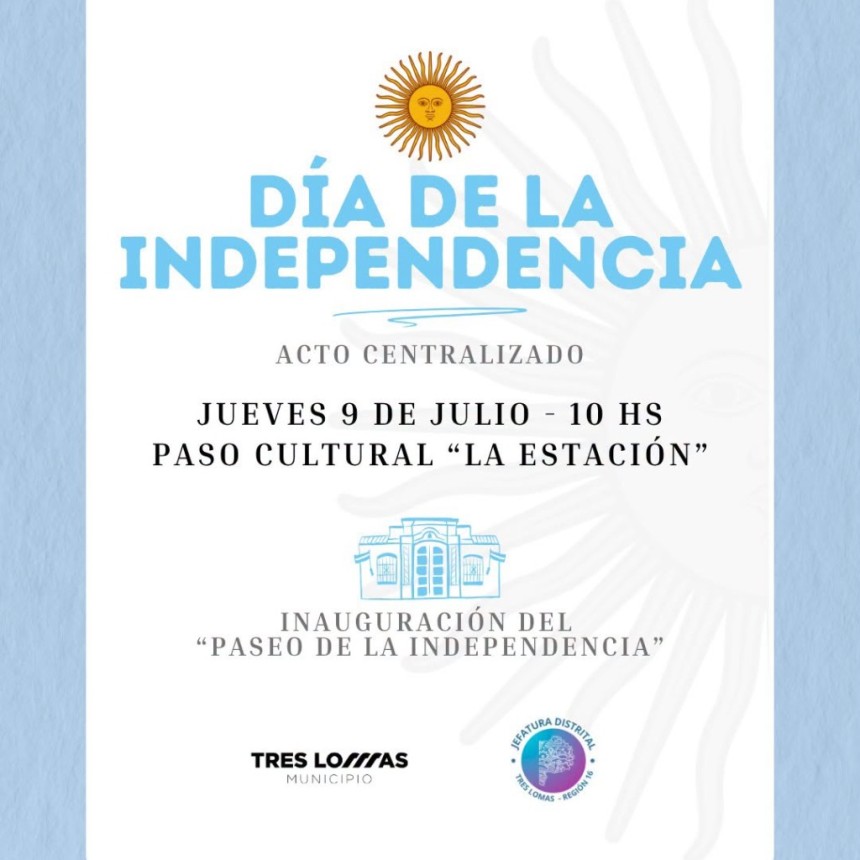 Se realiza el Acto Centralizado por el D&iacute;a de la Independencia 