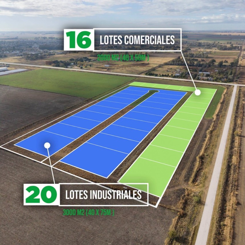 Ya est&aacute;n a la venta los lotes del Polo Industrial, Comercial y de Servicios de Tres Lomas