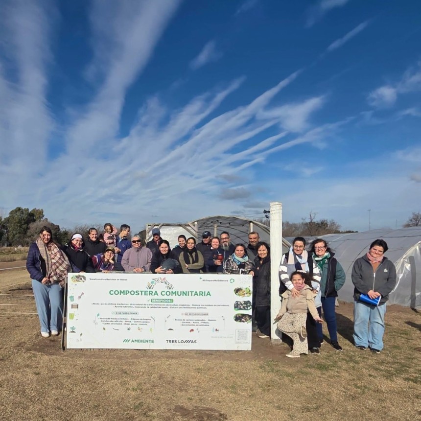 Se realiz&oacute; un taller de compostaje y una visita a la Unidad Hort&iacute;cola de Ingeniero Thompson