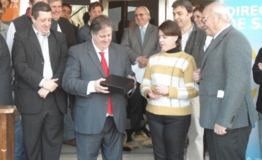 EL MINISTRO COLLIA VISITO LA CIUDAD Y HABILITO NUEVOS SERVICIOS EN EL HOSPITAL