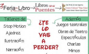 ESTA EN MARCHA LA 3ª FERIA DEL LIBRO 