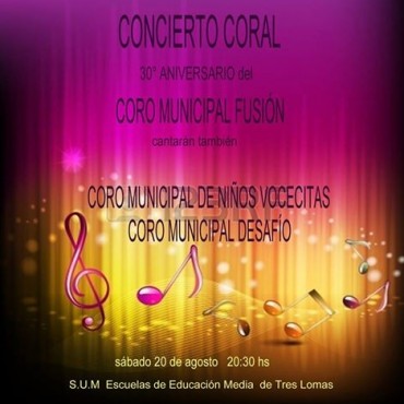 ORGANIZAN CONCIERTO CORAL
