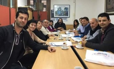 GILDA RODRIGUEZ Y OTROS MIEMBROS DE LA UCEJ SE REUNIERON CON DIRIGENTES DEL SUTEBA