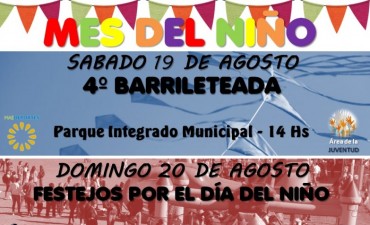 FIN DE SEMANA DE FESTEJOS POR EL DÍA DEL NIÑO