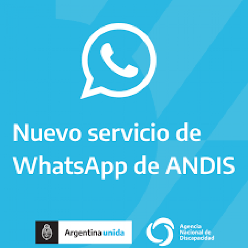 NUEVO SERVICIO DE LA AGENCIA NACIONAL DE DISCAPACIDAD