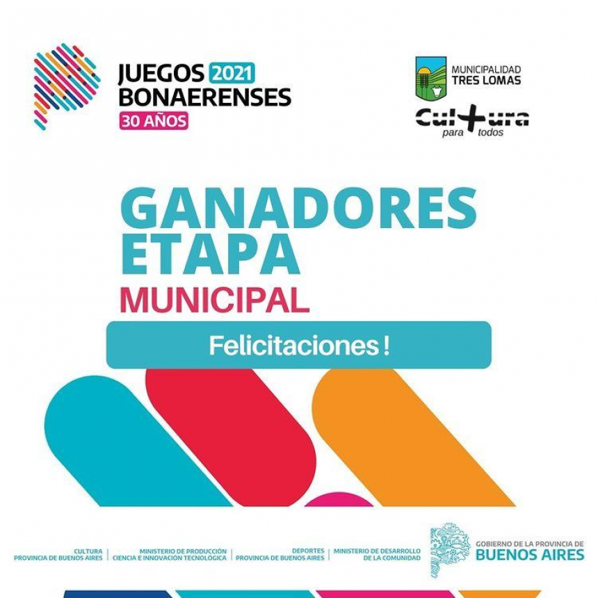 JUEGOS BONAERENSES 2021: GANADORES DE LA ETAPA MUNICIPAL EN CULTURA