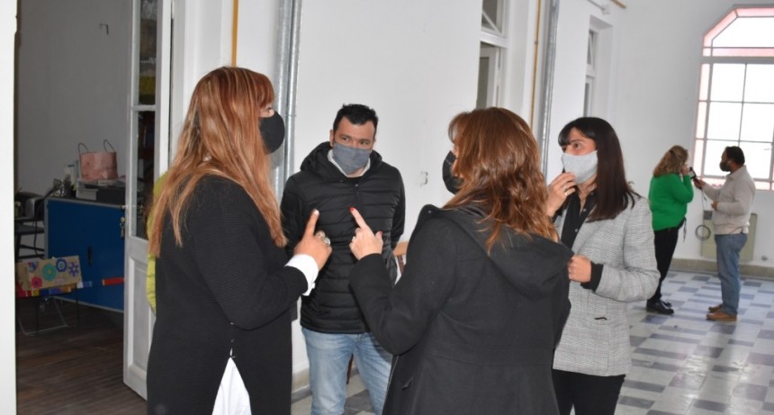 SE REALIZÓ UN RECORRIDO POR LA OBRA DEL INSTITUTO SUPERIOR DE FORMACIÓN DOCENTE Y TÉCNICA