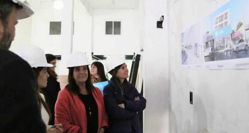 RAVERTA SUPERVISÓ EL AVANCE DE LA OBRA DE LA NUEVA OFICINA DE ANSES EN BOULOGNE