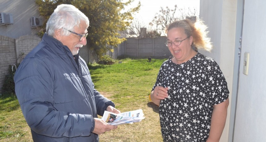 CARRERA RECORRIÓ EL “BARRIO YANI”