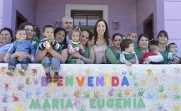 MARIA EUGENIA VIDAL VISITO SALLIQUELO, PELLEGRINI Y ADOLFO ALSINA