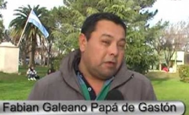 FABIAN GALEANO: 'SE VA A PINTAR UNA ESTRELLA RECORDANDO A GASTON EN EL LUGAR DEL ACCIDENTE'