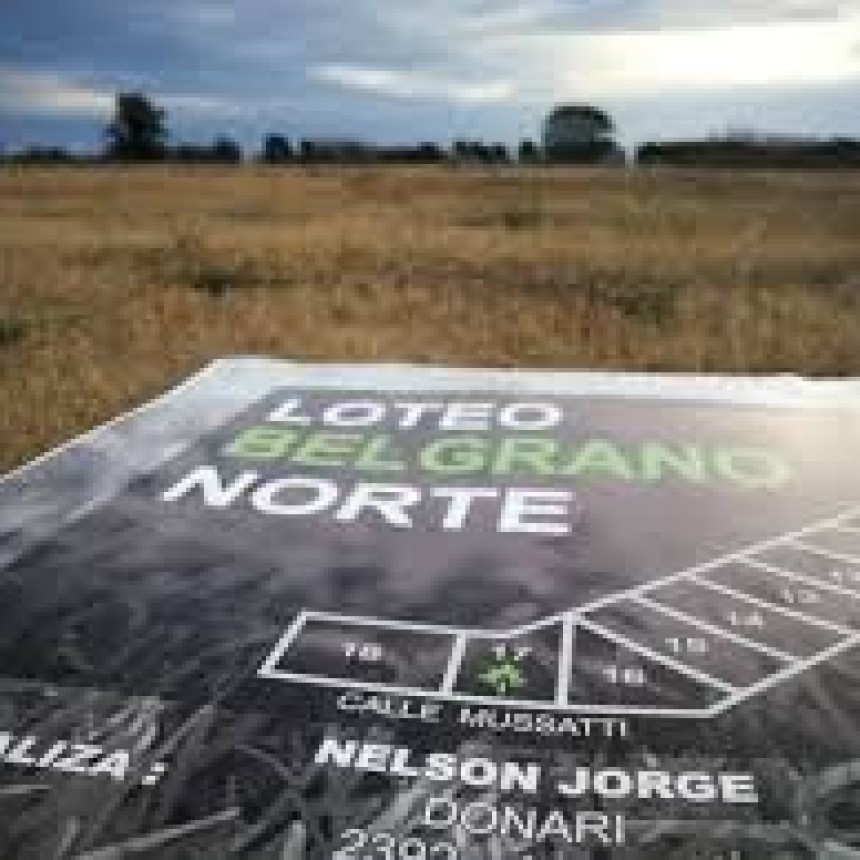 PONEN A LA VENTA AMPLIOS LOTES EN EL ACCESO BELGRANO