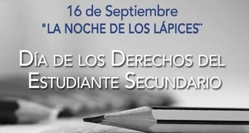 16 DE SETIEMBRE: DÍA DE LOS DERECHOS DE LOS ESTUDIANTES SECUNDARIOS