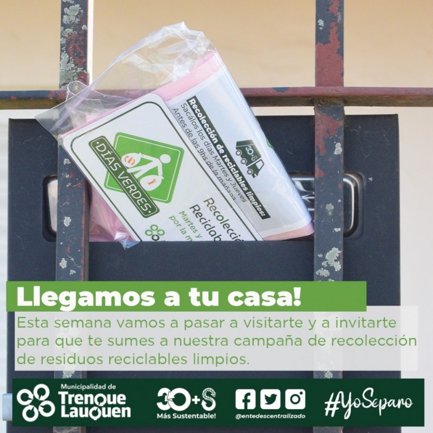 LOS OPERARIOS Y OPERARIAS DEL PROLIM ESTÁN RECORRIENDO LA CIUDAD PARA SUMARTE A LOS DÍAS VERDES